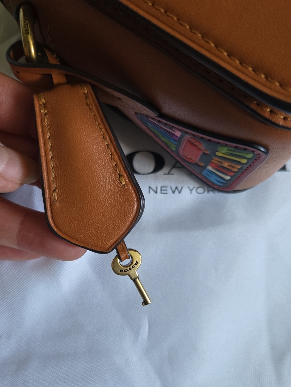 Coach Pride Studio 19 Shoulder Bag With Patches - Picture 5 of 8